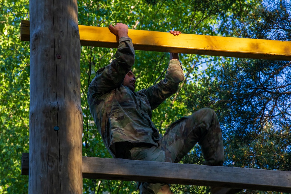 V Corps Best Squad Competition Day 2 Obstacle Course