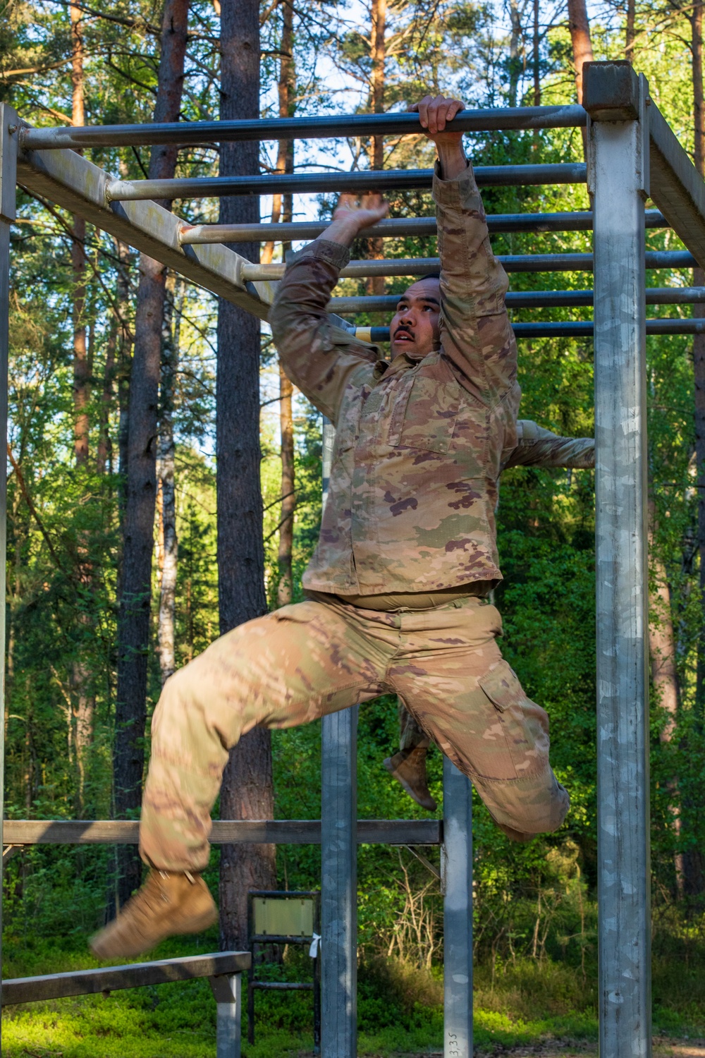 V Corps Best Squad Competition Day 2 Obstacle Course