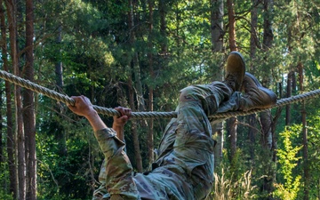 V Corps Best Squad Competition Day 2 Obstacle Course