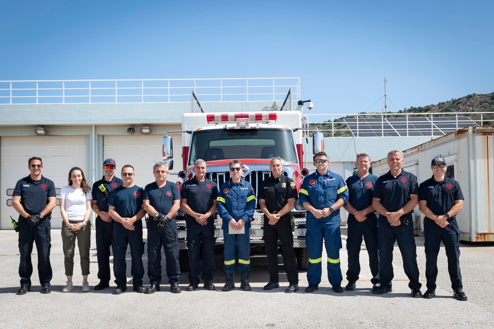 NSA Souda Bay Hosts the Hellenic Fire Corps