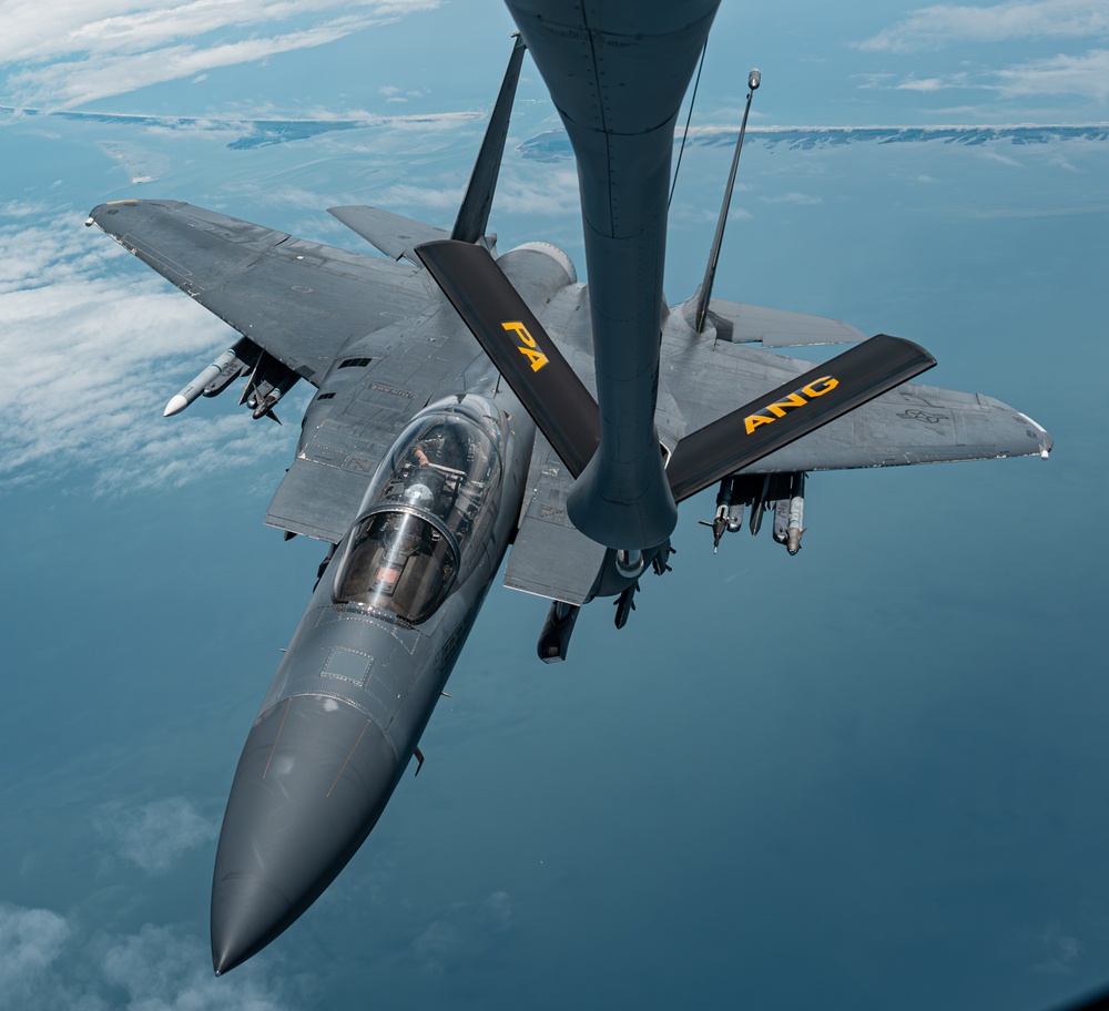 Refueling the Strike Eagle