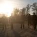 Army Reserve Best Medic Competitors walk on the road