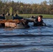 Army Reserve Best Medic Competitors participate in an engineer swim