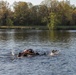 Army Reserve Best Medic Competitors participate in an engineer swim