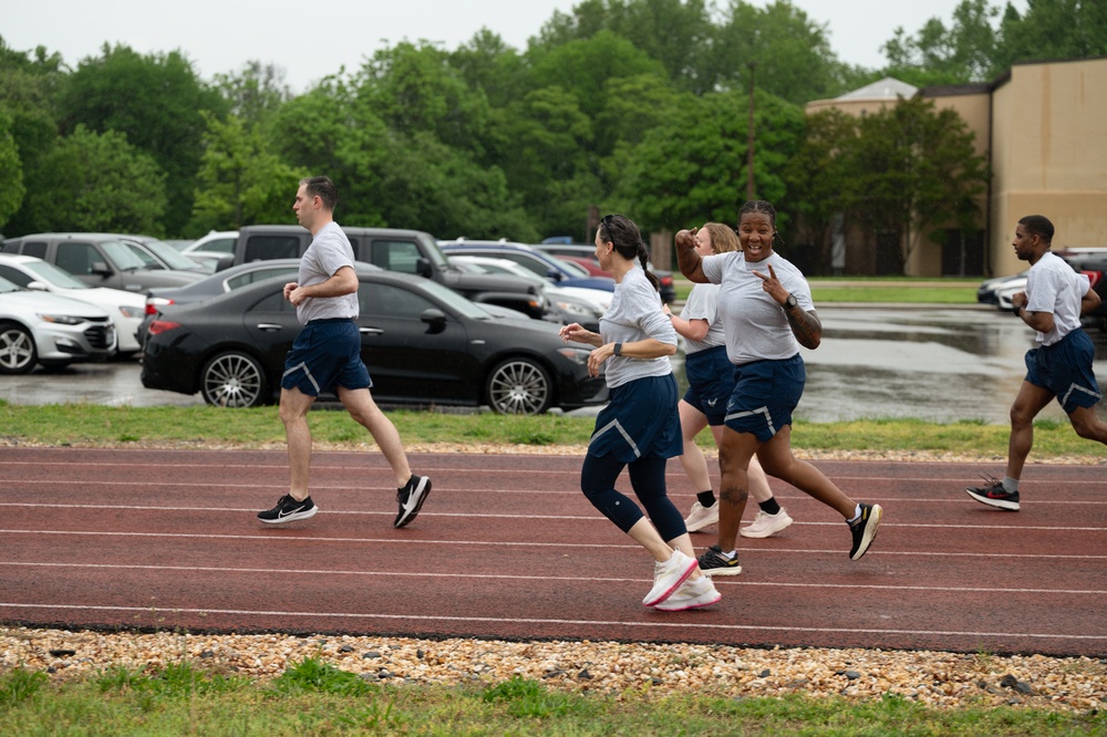 459 ARW Airmen participate in unit run