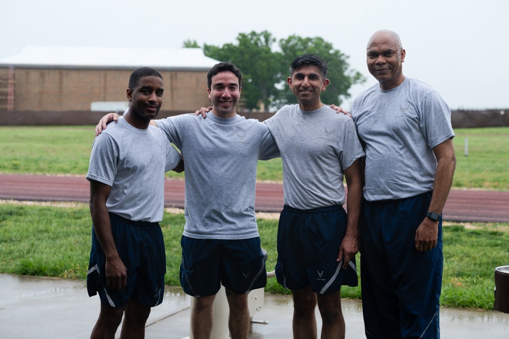 459 ARW Airmen participate in unit run