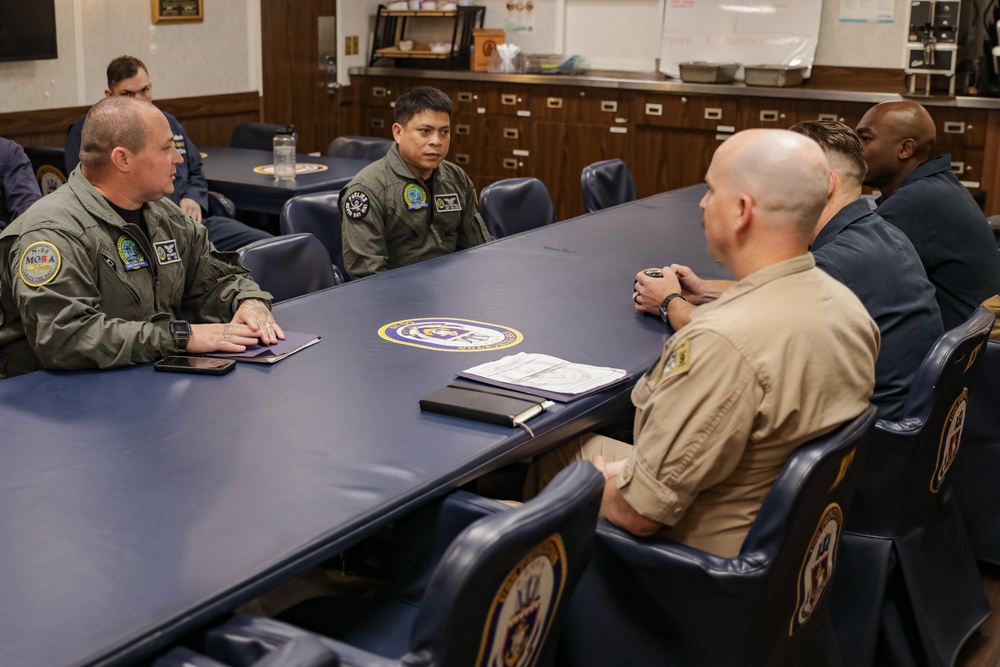 USS Princeton conducts operations in the U.S. Central Command area of responsibility as part of the Carl Vinson Carrier Strike Group