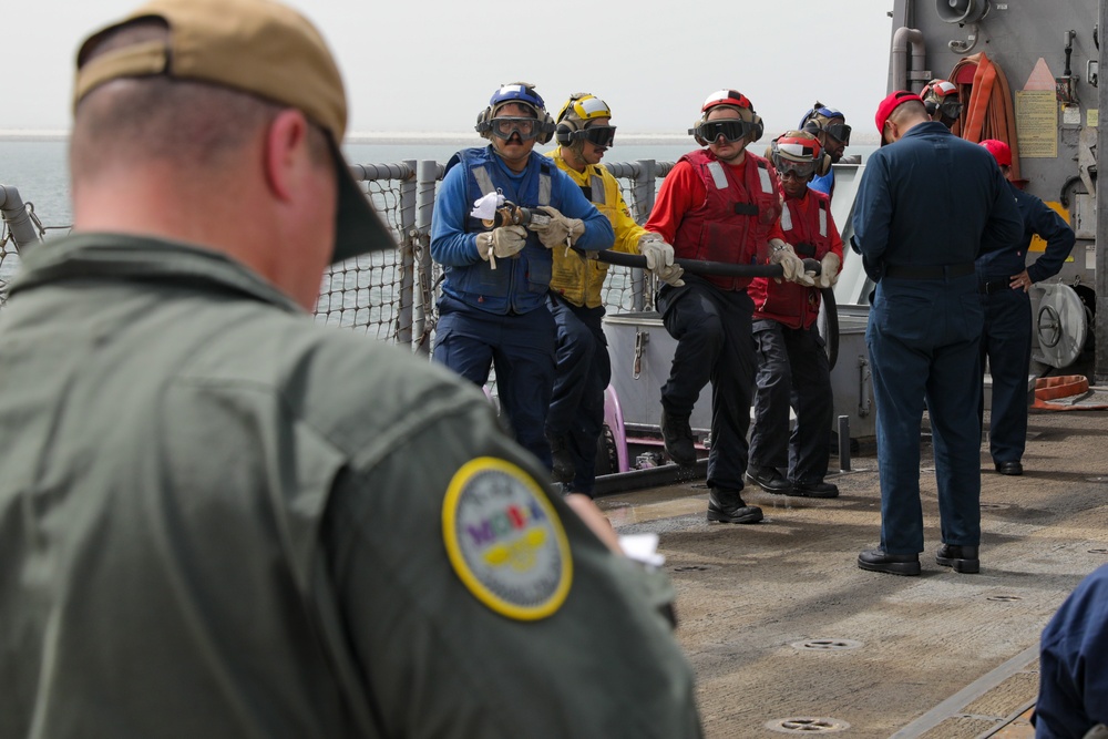 USS Princeton conducts operations in the U.S. Central Command area of responsibility as part of the Carl Vinson Carrier Strike Group