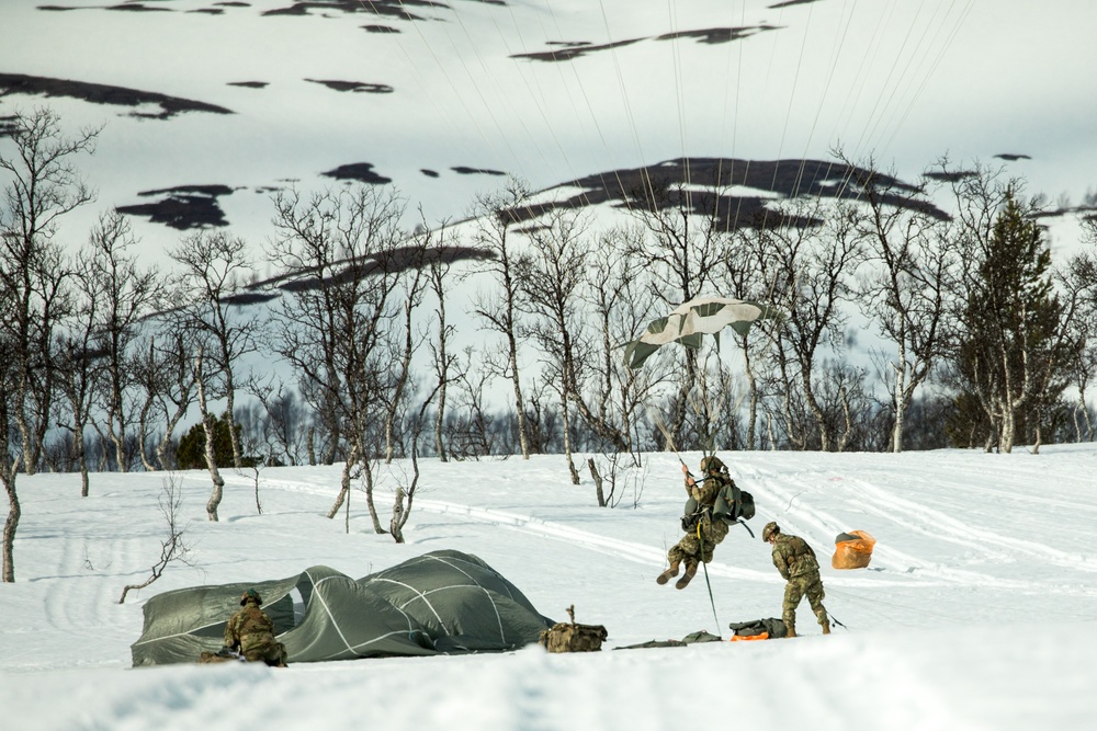 82nd Airborne Division's Panther Brigade conducts Joint Force Entry into Norway during Swift Response