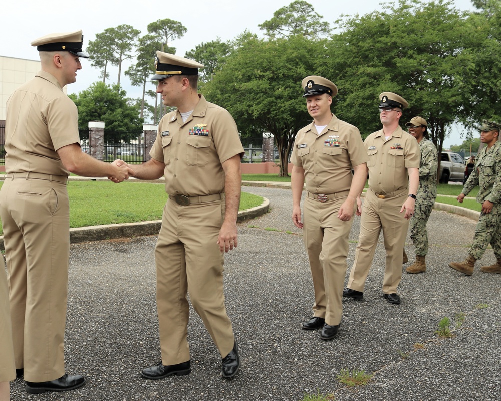 NIOC Pensacola Frocks Senior Chief Petty Officer