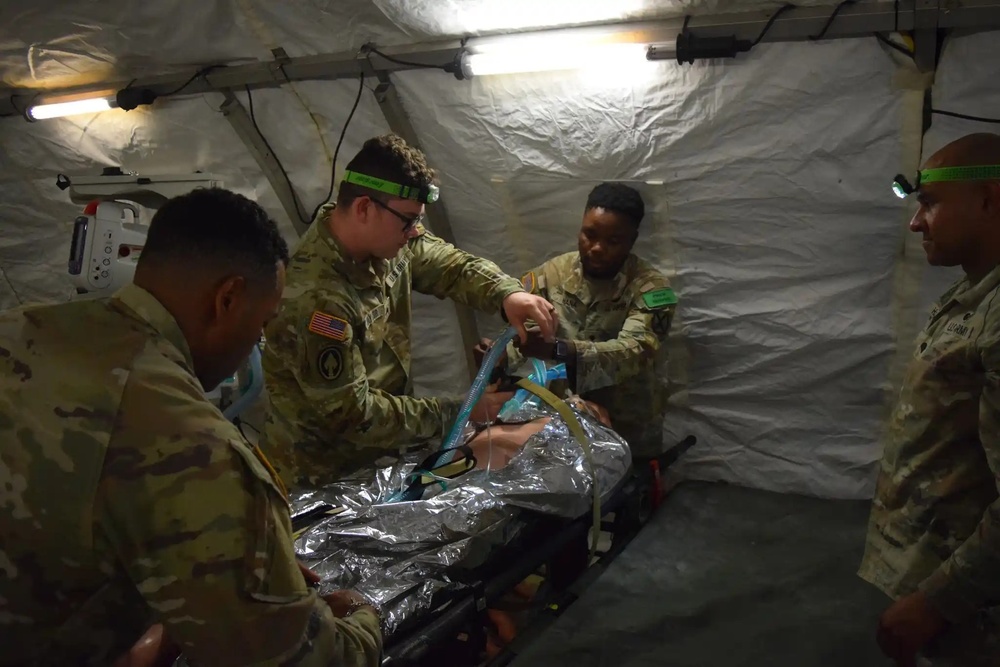 Respiratory Therapist Students Sharpen Skills in Joint Field Training Exercise