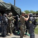 From Transit to Triage: Soldiers practicing urban decontamination operations