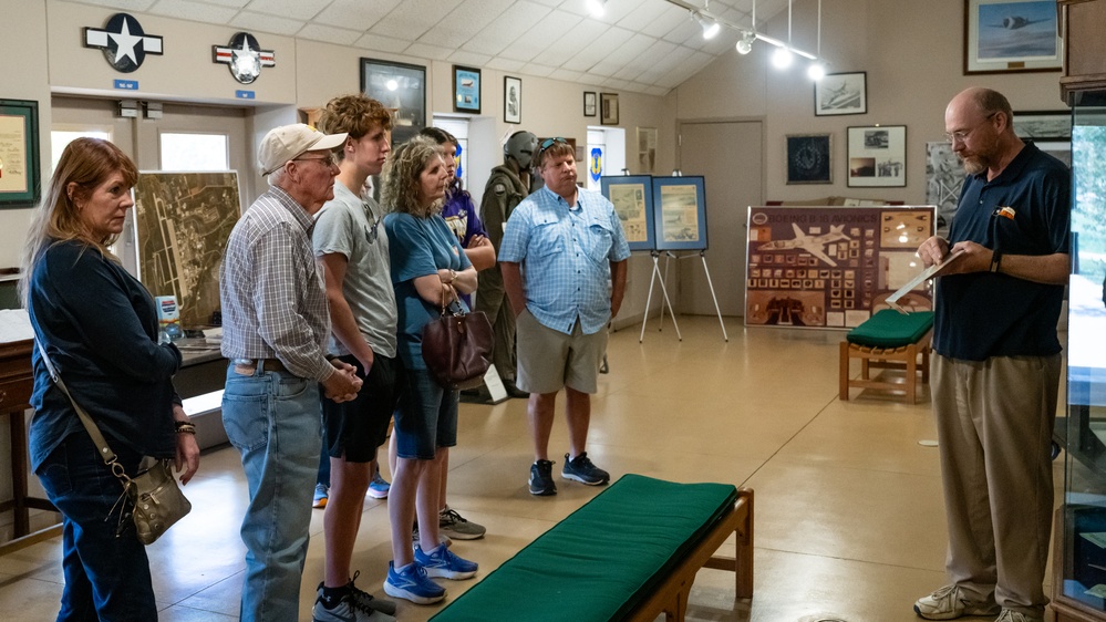 Lt. Col. William E. Dyess relatives tour base