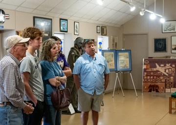 Lt. Col. William E. Dyess relatives tour base