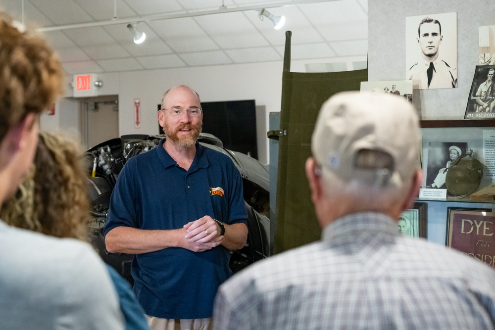 Lt. Col. William E. Dyess relatives tour base