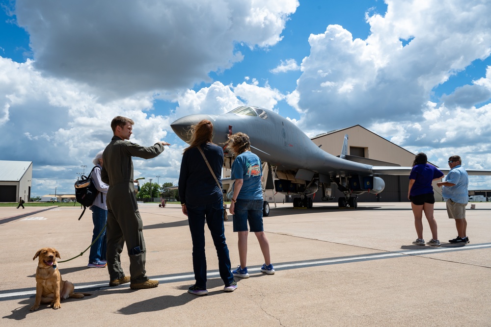Lt. Col. William E. Dyess relatives tour base
