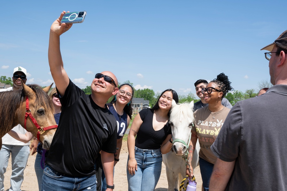 Giving Back: AFMAO honorary commander offers unique resilience connection for team members