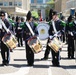 Norway's His Majesty the King's Band and Drill Team preform at Minnesota Capitol