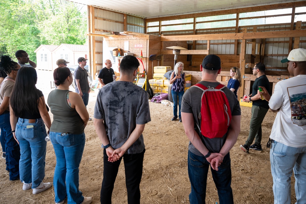 Giving Back: AFMAO honorary commander offers unique resilience connection for team members