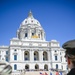 Norway's His Majesty the King's Band and Drill Team preform at Minnesota Capitol