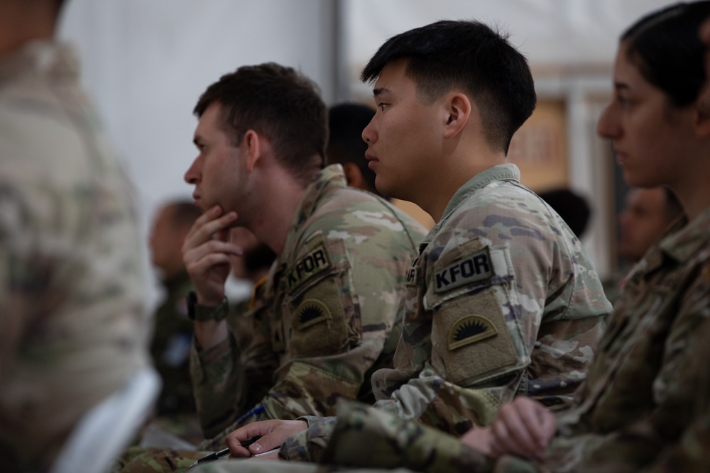 KFOR's U.S. contingent host a multinational NCO academy