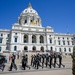 Norway's His Majesty the King's Band and Drill Team preform at Minnesota Capitol