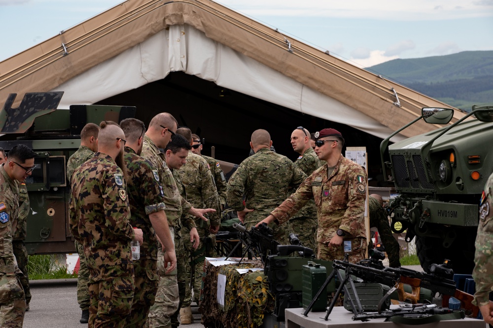 KFOR's U.S. contingent host a multinational NCO academy
