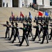 Norway's His Majesty the King's Band and Drill Team preform at Minnesota Capitol