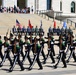 Norway's His Majesty the King's Band and Drill Team preform at Minnesota Capitol