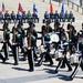 Norway's His Majesty the King's Band and Drill Team preform at Minnesota Capitol