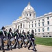 Norway's His Majesty the King's Band and Drill Team preform at Minnesota Capitol