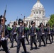 Norway's His Majesty the King's Band and Drill Team preform at Minnesota Capitol