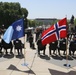 Norway's His Majesty the King's Band and Drill Team preform at Minnesota Capitol