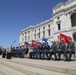Norway's His Majesty the King's Band and Drill Team preform at Minnesota Capitol