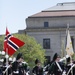 Norway's His Majesty the King's Band and Drill Team preform at Minnesota Capitol