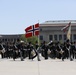 Norway's His Majesty the King's Band and Drill Team preform at Minnesota Capitol