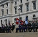 Norway's His Majesty the King's Band and Drill Team preform at Minnesota Capitol
