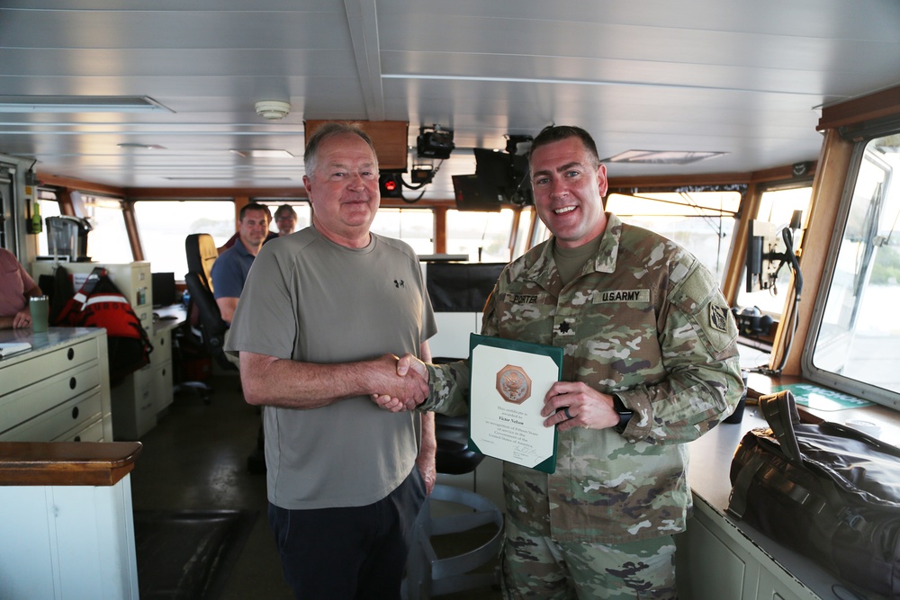 U.S. Army Corps of Engineers MURDEN Dredges Naval Station Guantanamo Bay