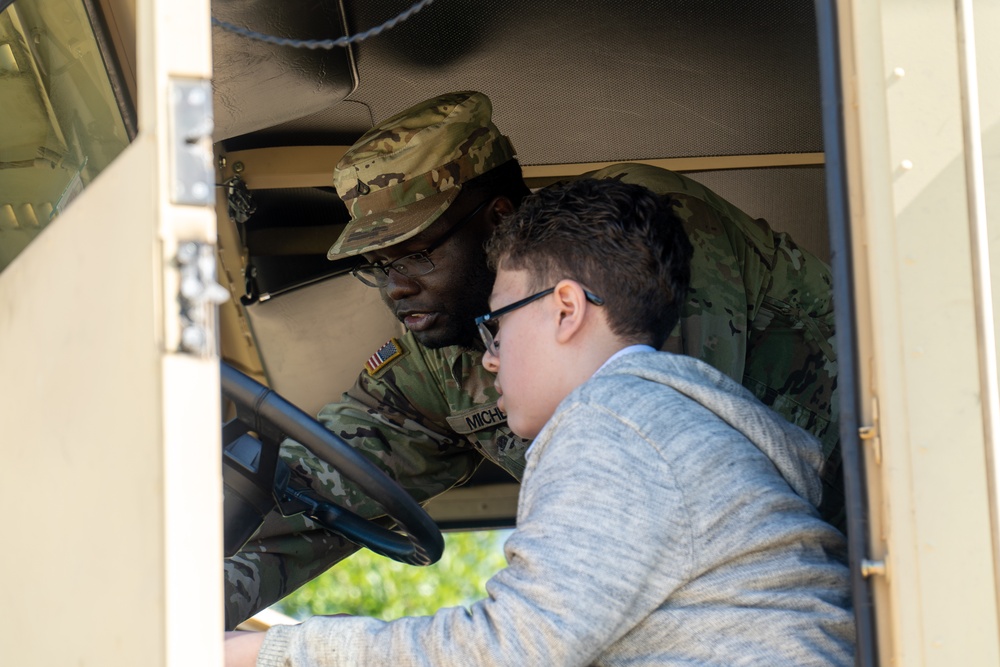13th Armored Corps Sustainment Command Soldiers Support the Pfluger Student Leadership Conference