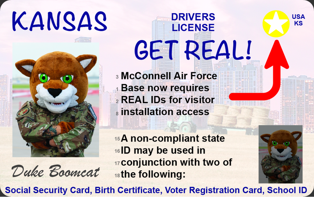 McConnell requires REAL ID for installation access