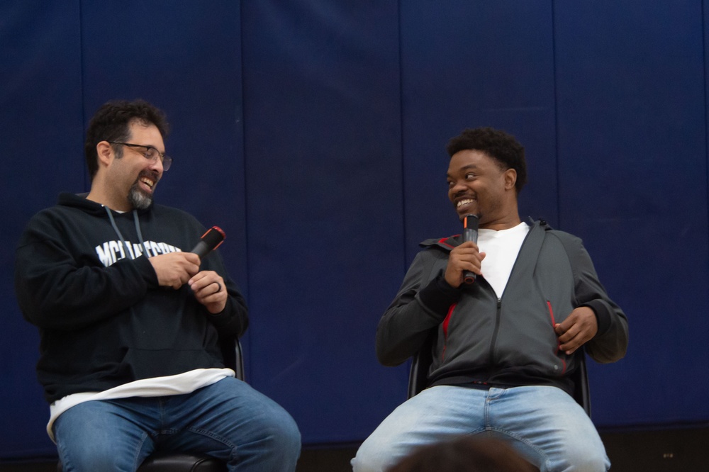 Stennis Sailors attend comedy show