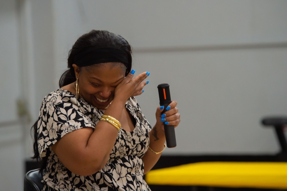 Stennis Sailors attend comedy show