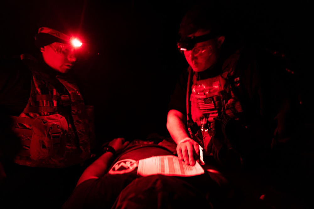 RTI Combat Medic Ambush and Mass Casualty Situational Training Exercise