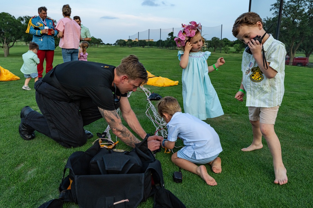 U.S. Army Jumps Into The 2024 San Antonio Fiesta Festival