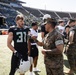 Marines support the University of Oregon Annual Spring Game