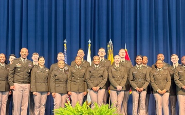 SMDC leader commissions cadets at alma mater