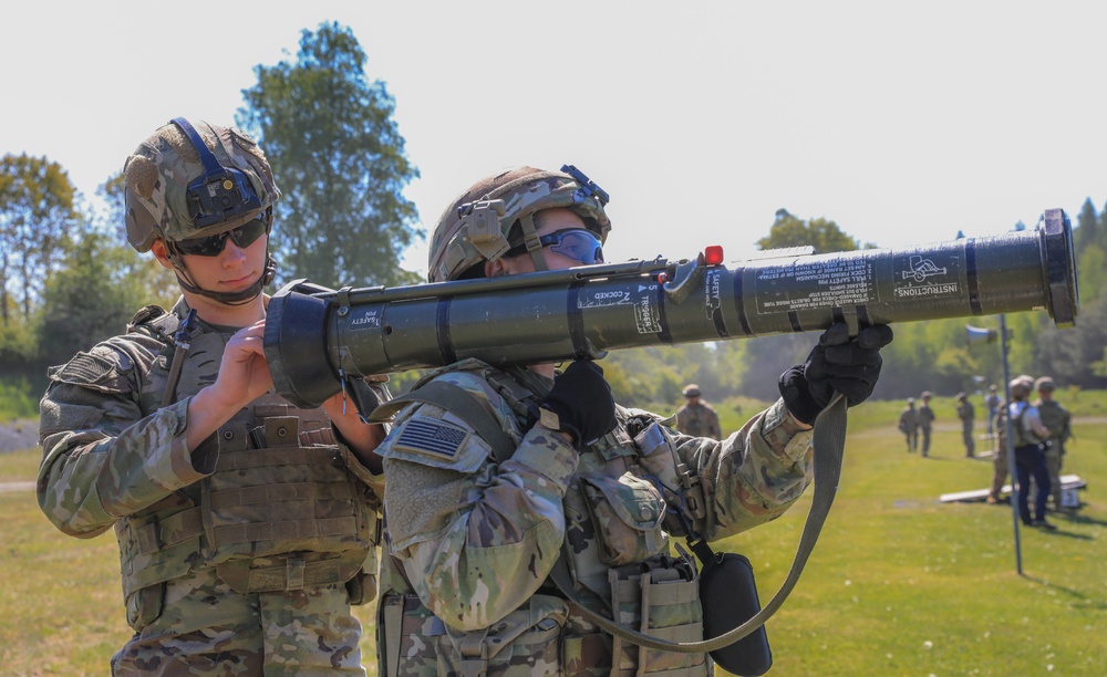 V Corps Best Squad Competition Day 2: Maneuver Under Fire