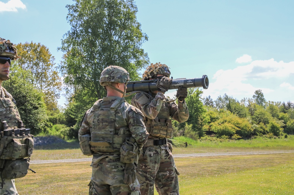 V Corps Best Squad Competition Day 2: Maneuver Under Fire