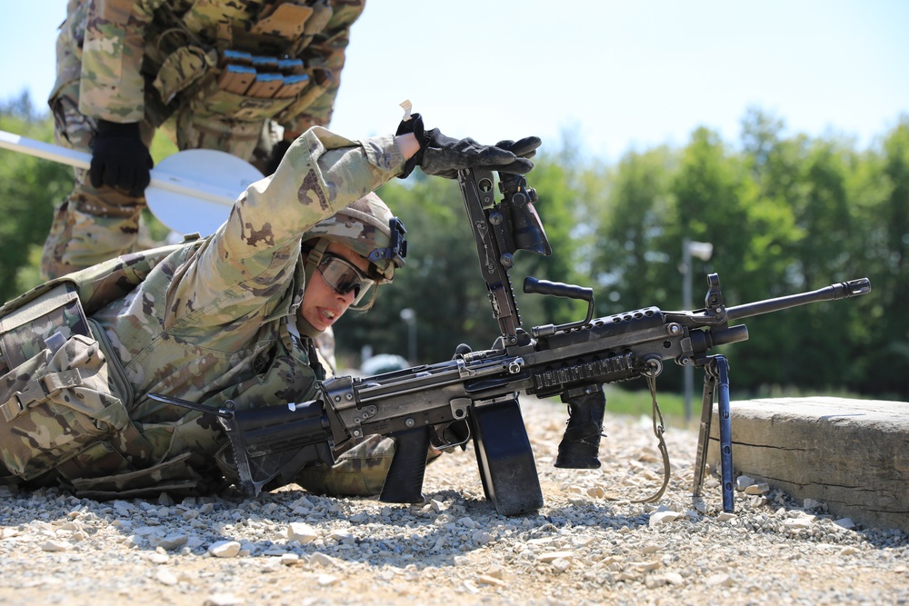 V Corps Best Squad Competition Day 2: Maneuver Under Fire