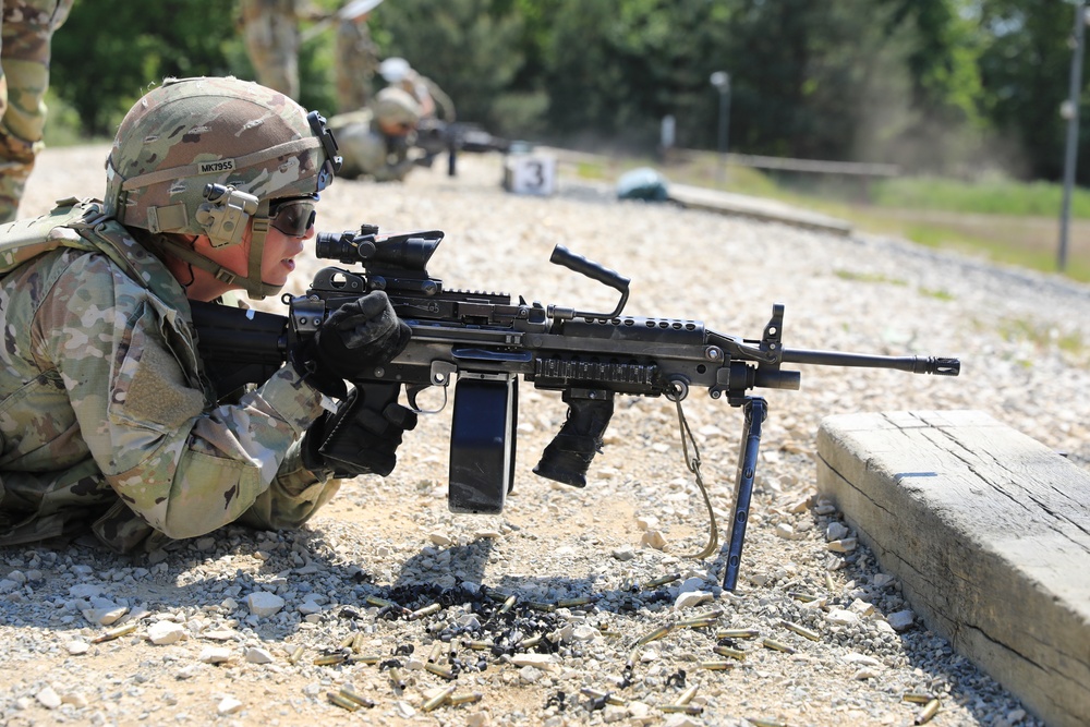 V Corps Best Squad Competition Day 2: Maneuver Under Fire